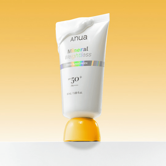 Anua Mineral Weightless Finish Sunscreen 50ml واقي الشمس المعدني الخفيف الوزن من أنوا - Princess Cosmetics Qatar