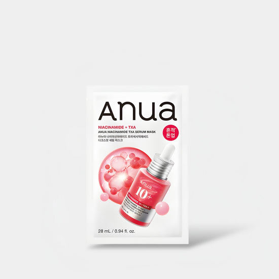 Anua Niacinamide TXA Serum Sheet Mask (1 Sheet) قناع مصل أنوا نياسيناميد TXA - Princess Cosmetics Qatar
