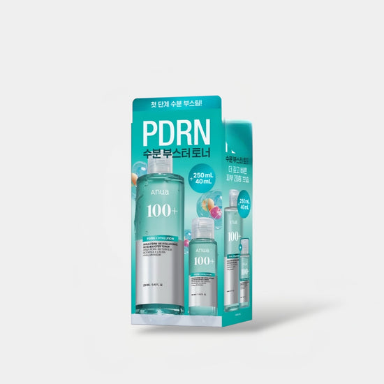 Anua PDRN 100 Hyaluronic Acid Booster Toner (250ml + 40ml) تونر معزز بحمض الهيالورونيك من أنوا بي دي آر إن ١٠٠ - Princess Cosmetics Qatar