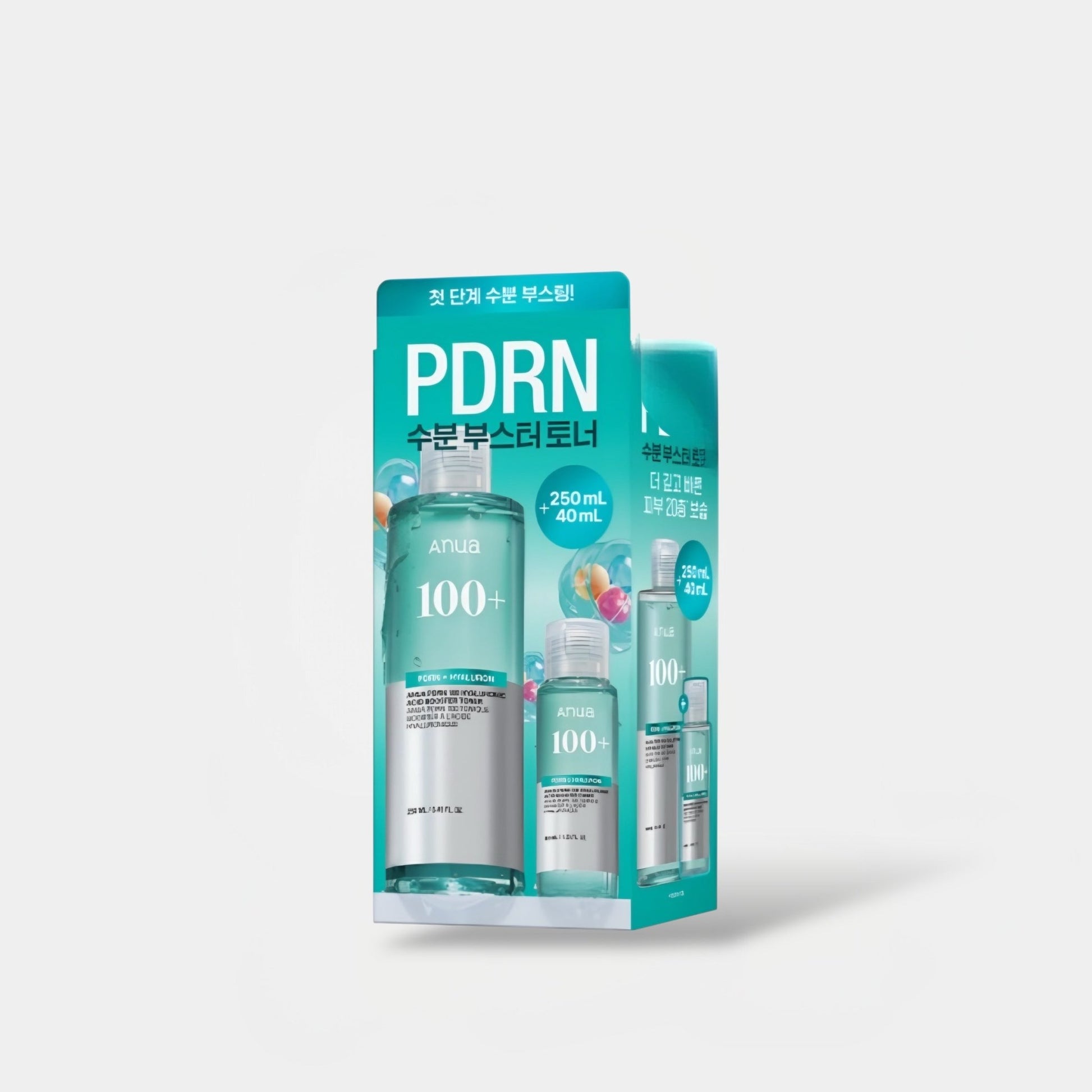 Anua PDRN 100 Hyaluronic Acid Booster Toner (250ml + 40ml) تونر معزز بحمض الهيالورونيك من أنوا بي دي آر إن ١٠٠ - Princess Cosmetics Qatar