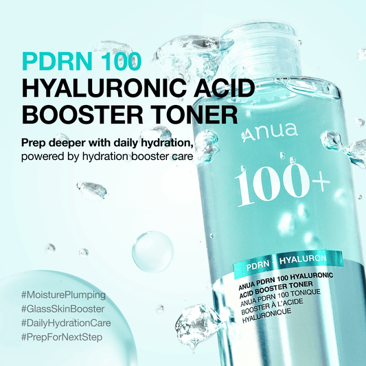 Anua PDRN 100 Hyaluronic Acid Booster Toner أنوا PDRN 100 تونر معزز بحمض الهيالورونيك - Princess Cosmetics Qatar