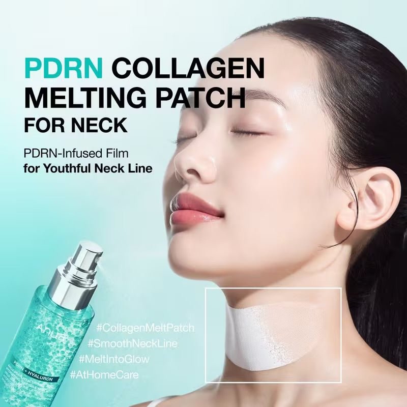 Anua PDRN Collagen Melting Patch For Neck (4 Patches) لصقة أنوا بي دي آر إن الكولاجينية المذابة للرقبة - Princess Cosmetics Qatar