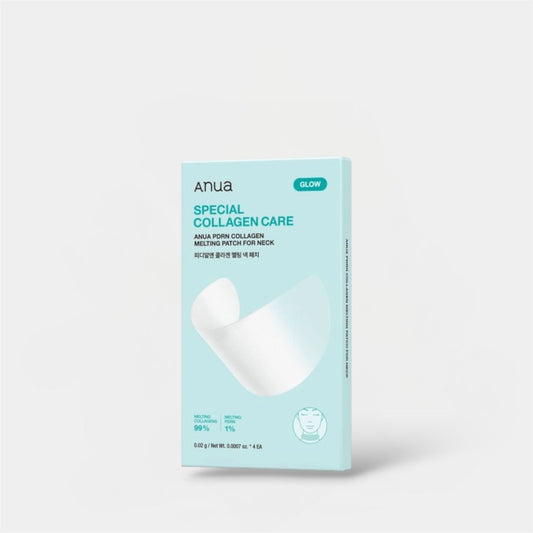 Anua PDRN Collagen Melting Patch For Neck (4 Patches) لصقة أنوا بي دي آر إن الكولاجينية المذابة للرقبة - Princess Cosmetics Qatar