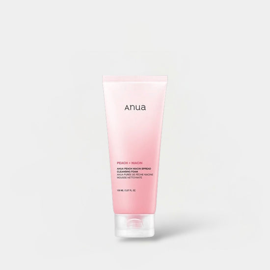 Anua Peach Niacin Spread Cleansing Foam 150ml رغوة التنظيف أنوا بيتش نياسين سبريد - Princess Cosmetics Qatar
