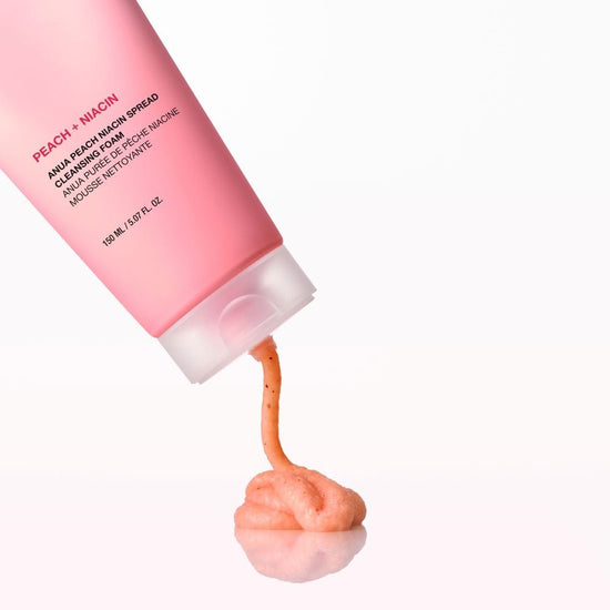 Anua Peach Niacin Spread Cleansing Foam 150ml رغوة التنظيف أنوا بيتش نياسين سبريد - Princess Cosmetics Qatar