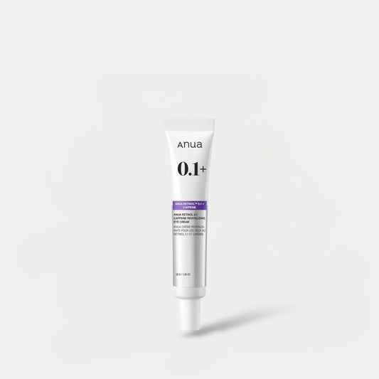 Anua Retinol 0.1 Caffeine Revitalizing Eye Cream 30g كريم أنوا ريتينول 0.1 كافيين المنعش للعينين - Princess Cosmetics Qatar
