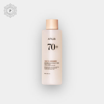 Anua Rice 70 Glowy Milky Toner 250ml أرز أنوا 70 تونر حليبي لامع - Princess Cosmetics Qatar