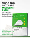 Anua Triple Acid Spot Care Microdart Patch (12 Patches) رقعة أنوا تريبل أسيد للعناية بالبقع - Princess Cosmetics Qatar