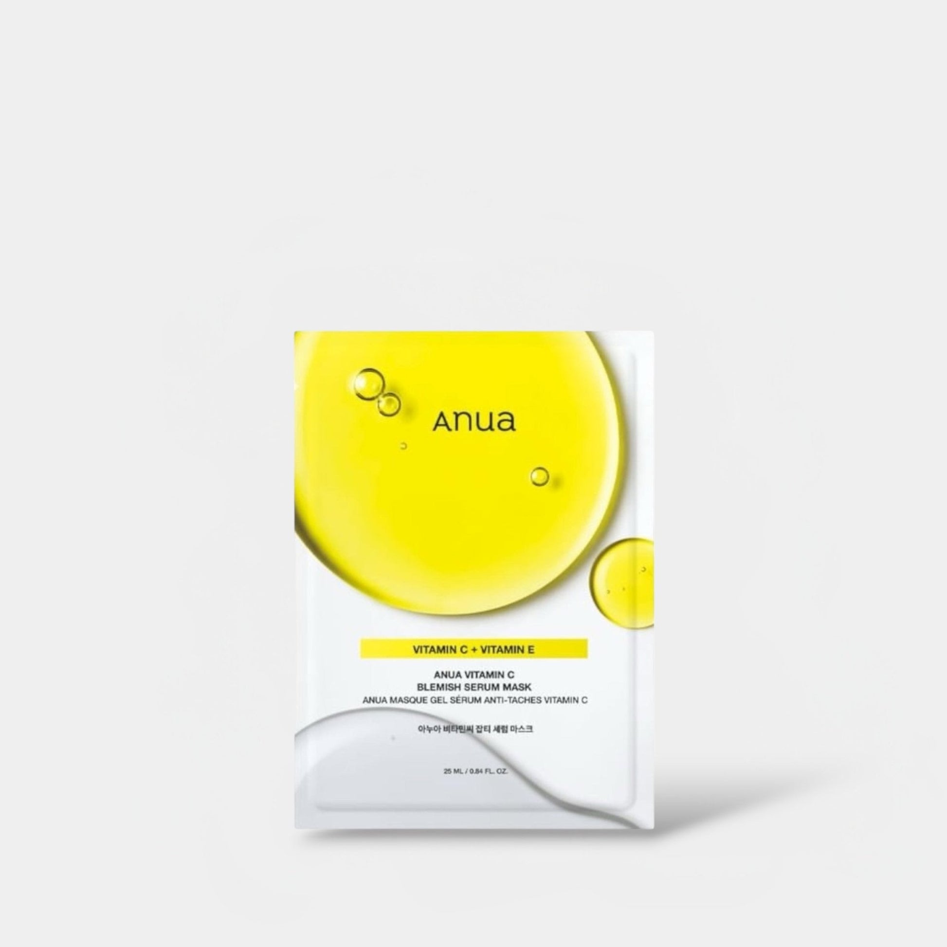 Anua Vitamin C Blemish Serum Mask (1 Sheet) قناع مصل فيتامين سي للشوائب - Princess Cosmetics Qatar