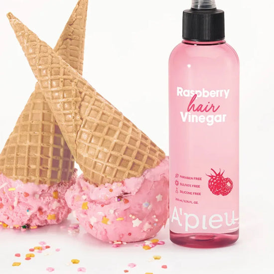 Apieu Raspberry Hair Vinegar 200ml خل الشعر بالتوت من أبيو - Princess Cosmetics Qatar