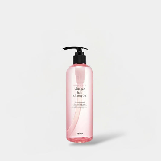 A'pieu Raspberry Vinegar Hair Shampoo 500ml شامبو الشعر بخل التوت من أ بيو - Princess Cosmetics Qatar