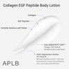 APLB Collagen EGF Peptide Body Lotion 300ml لوشن الجسم APLB بالكولاجين وعامل نمو البشرة والببتيد - Princess Cosmetics Qatar