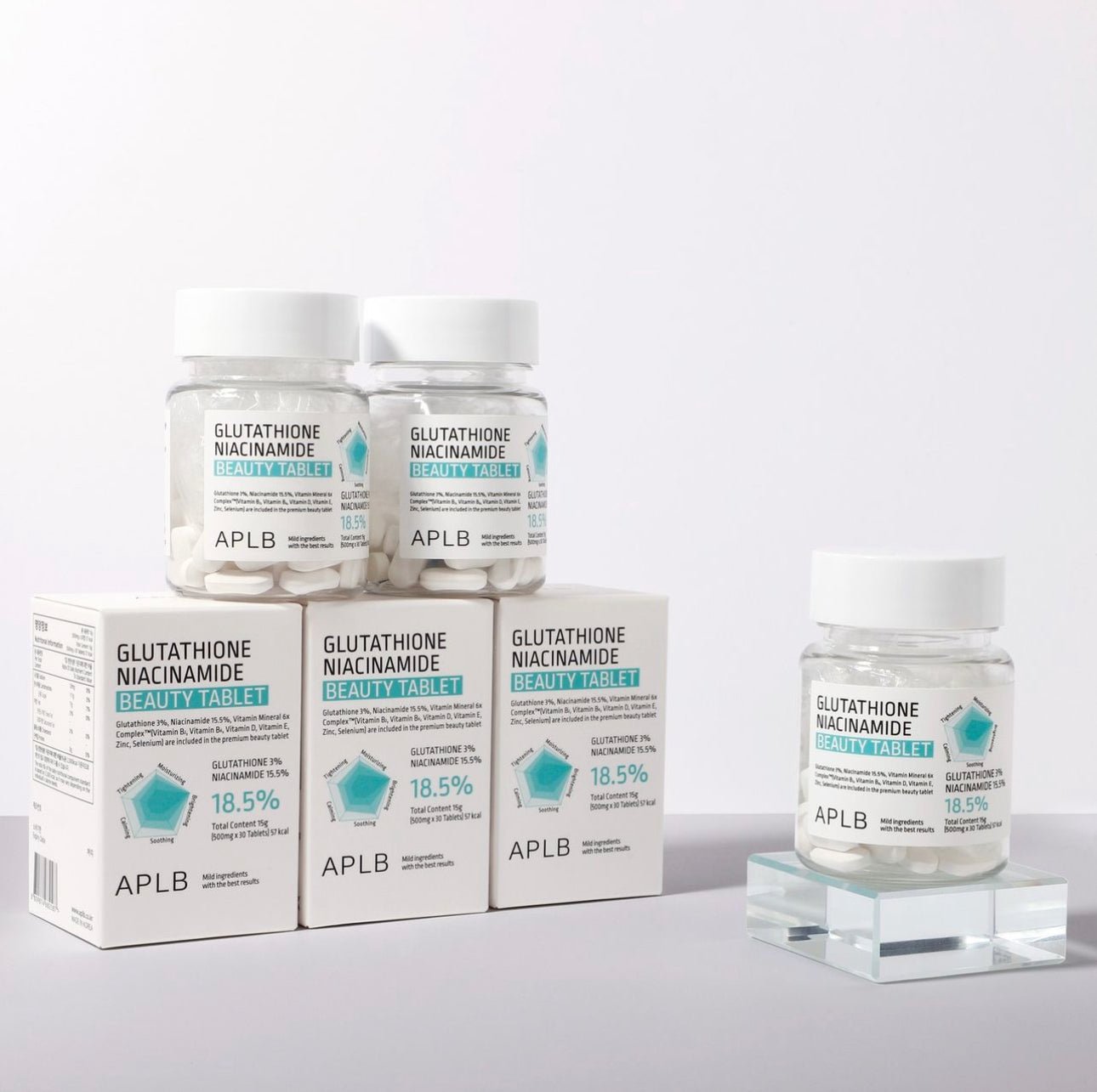 glutathione qatar APLB Glutathione Niacinamide Beauty Tablet (500mgx30ea). أ.ب.ل.ب أقراص – Princess Cosmetics Qatar