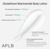 Aplb Glutathione Niacinamide Body Lotion 300ml. أ.ب.ل.ب لوشن الجسم بالجلوتاثيون والنياسيناميد 300 مل - Princess Cosmetics Qatar