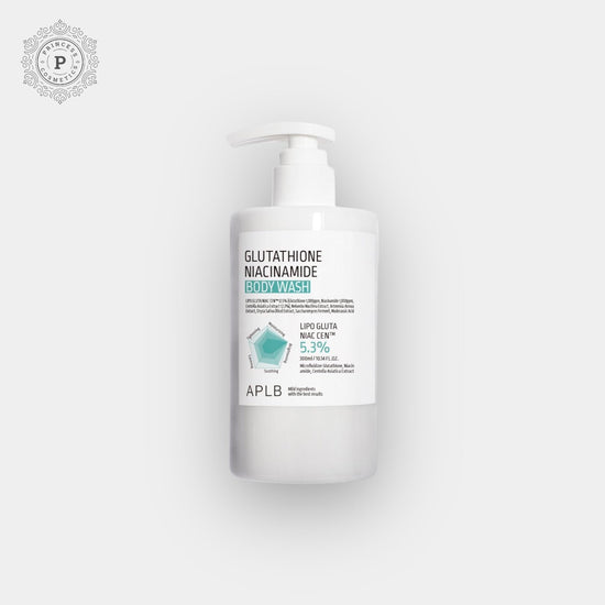 APLB Glutathione Niacinamide Body Wash 300ml. أ.ب.ل.ب غسول الجسم الجلوتاثيون النياسيناميد 300 مل - Princess Cosmetics Qatar