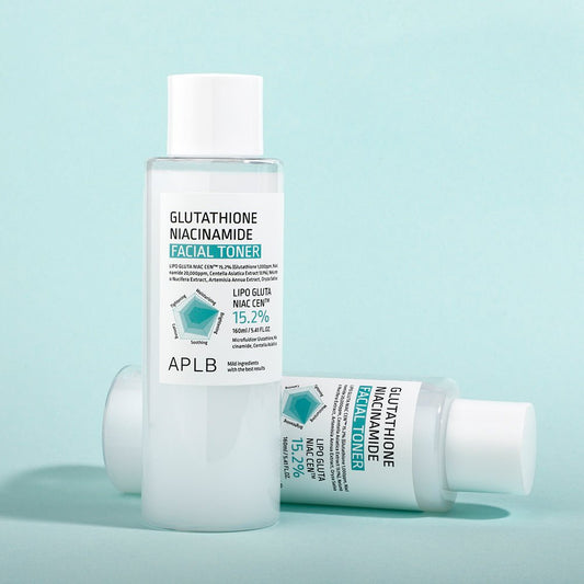 APLB Glutathione Niacinamide Facial Toner 160ml. أ.ب.ل.ب تونر للوجه بالجلوتاثيون والنياسيناميد 160 مل - Princess Cosmetics Qatar