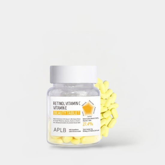 APLB Retinol Vitamin C Vitamin E Beauty Tablets (30 Tablets) APLB ريتينول فيتامين سي فيتامين ه أقراص الجمال - Princess Cosmetics Qatar