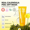 April Skin Real Calendula Peel Off Pack 100g قناع تقشير زهرة الكاليندولا الحقيقية من أبريل سكين - Princess Cosmetics Qatar