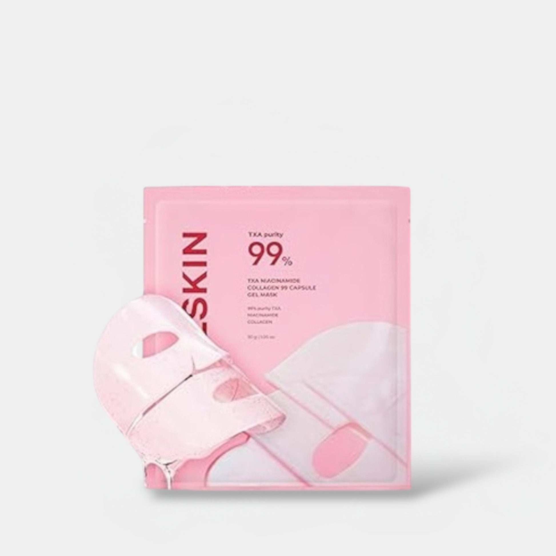 April Skin TXA Niacinamide Collagen 99 Capsule Gel Mask (1 Sheet) قناع جل كبسولات نياسيناميد الكولاجين TXA من أبريل سكين 99 - Princess Cosmetics Qatar