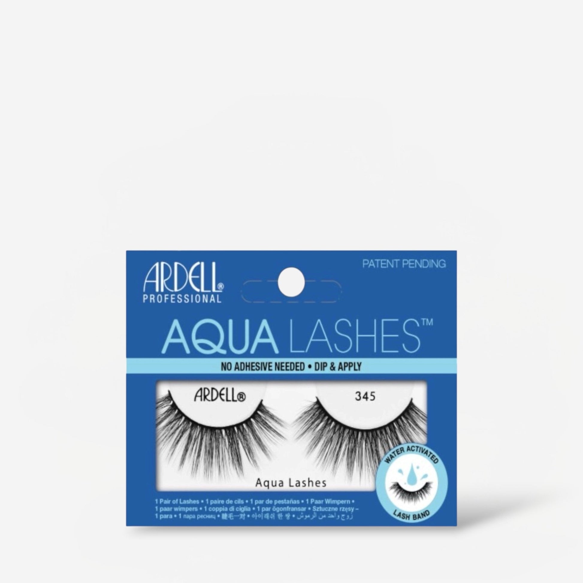 Ardell Aqua Lashes - 345 (1 Pair) رموش أرديل أكوا - 345 (زوج واحد) - Princess Cosmetics Qatar
