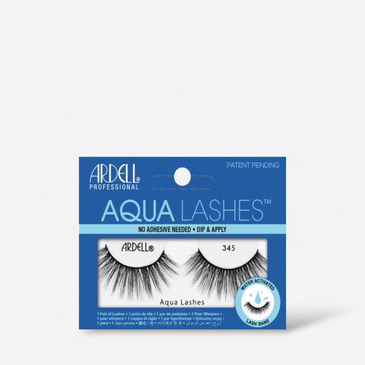 Ardell Aqua Lashes - 345 (1 Pair) رموش أرديل أكوا - 345 (زوج واحد) - Princess Cosmetics Qatar