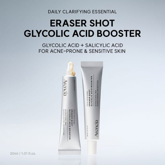 Arencia Eraser Shop Glycolic Acid Booster 30ml متجر أرينسيا للممحاة، معزز حمض الجليكوليك - Princess Cosmetics Qatar