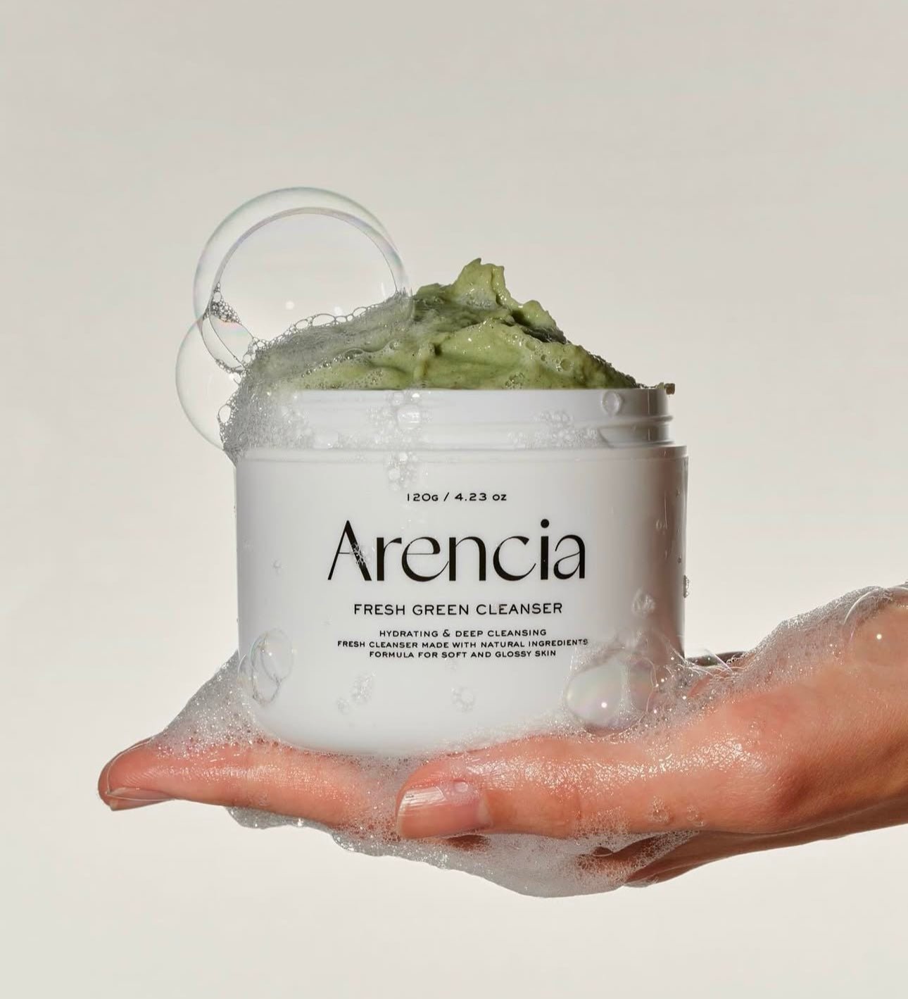 Arencia Fresh Green Cleanser 120g منظف أرينسيا فريش جرين - Princess Cosmetics Qatar