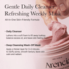 Arencia Fresh Rosehip Mochi Cleanser 120g منظف أرينسيا المنعش برائحة ثمر الورد والموتشي - Princess Cosmetics Qatar