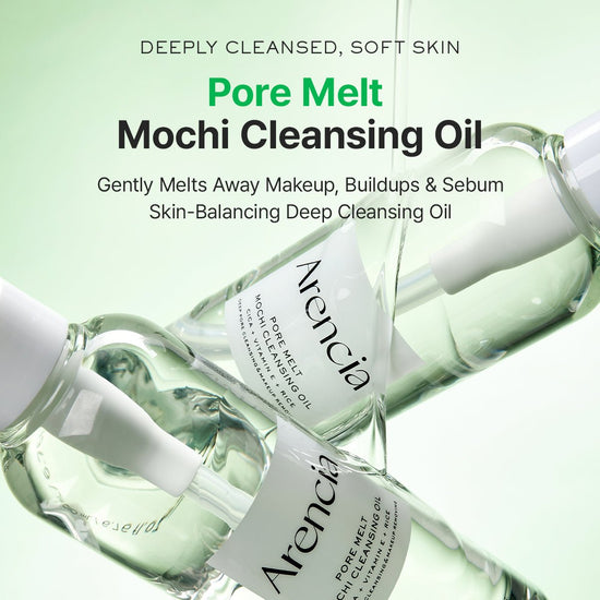 Arencia Pore Melt Mochi Cleansing Oil 200ml زيت أرينسيا بور ميلت موتشي لتنظيف المسام - Princess Cosmetics Qatar