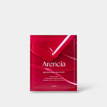 Arencia Red Collagen Jello Mask (1 Sheet) قناع أرينسيا الأحمر بالكولاجين الجيلي - Princess Cosmetics Qatar