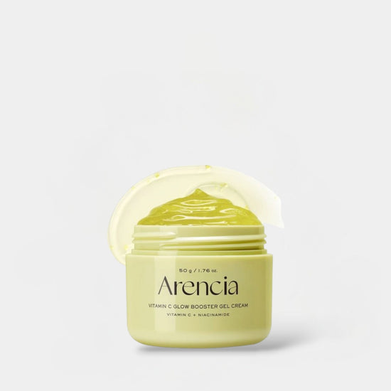 Arencia Vitamin C Glow Booster Gel Cream 50g كريم جل أرينسيا المعزز لإشراقة البشرة بفيتامين سي - Princess Cosmetics Qatar