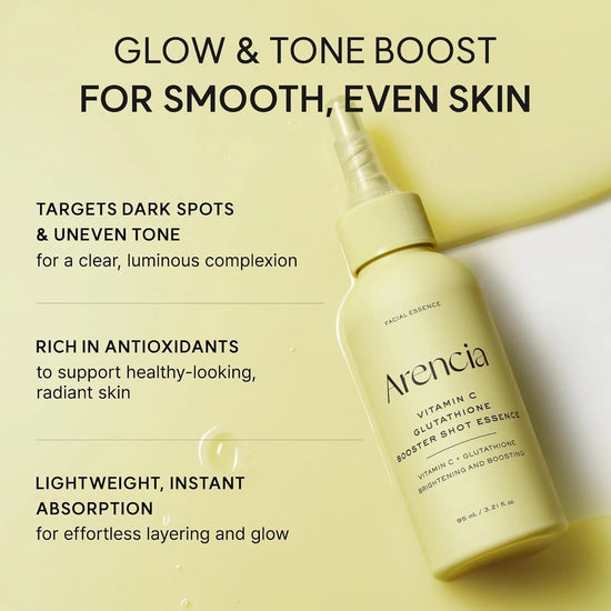 Arencia Vitamin C Glutathione Booster Shot Essence 95ml خلاصة أرينسيا المعززة بفيتامين سي والجلوتاثيون - Princess Cosmetics Qatar