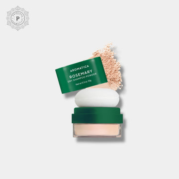 Aromatica Rosemary Dry Shampoo Powder 10g مسحوق شامبو جاف بنكهة الروزماري من أروماتيكا - Princess Cosmetics Qatar