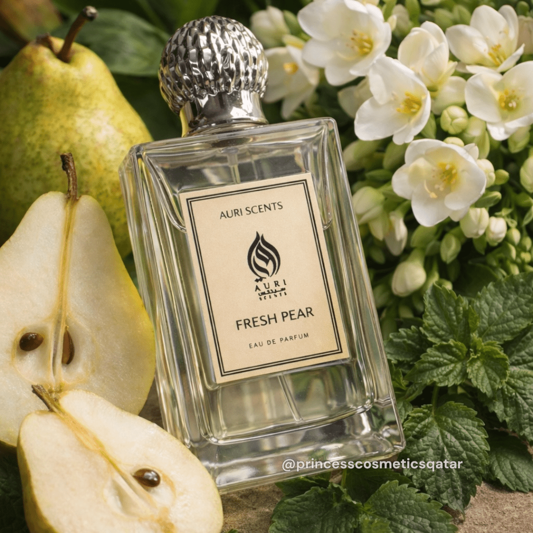 Auri Scents Fresh Pear 100ml عطر أوري سينتس برائحة الكمثرى المنعشة - Princess Cosmetics Qatar