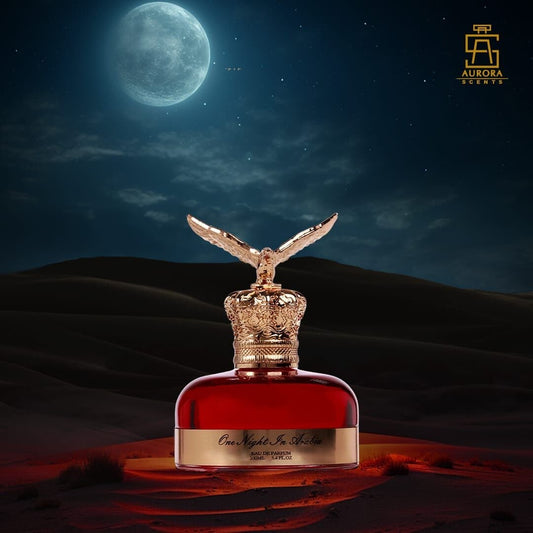 Aurora Scents One Night in Arabia 100ml عطر أورورا ليلة واحدة في الجزيرة العربية - Princess Cosmetics Qatar