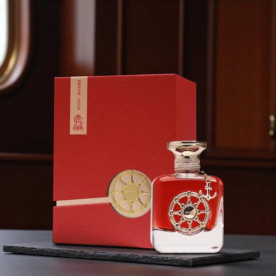 Aurora Scents Sailor Gold 100ml عطر أورورا سيلور جولد - Princess Cosmetics Qatar