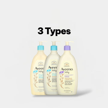 Aveeno BABY Moisture Line خط ترطيب الأطفال من أفينو - Princess Cosmetics Qatar