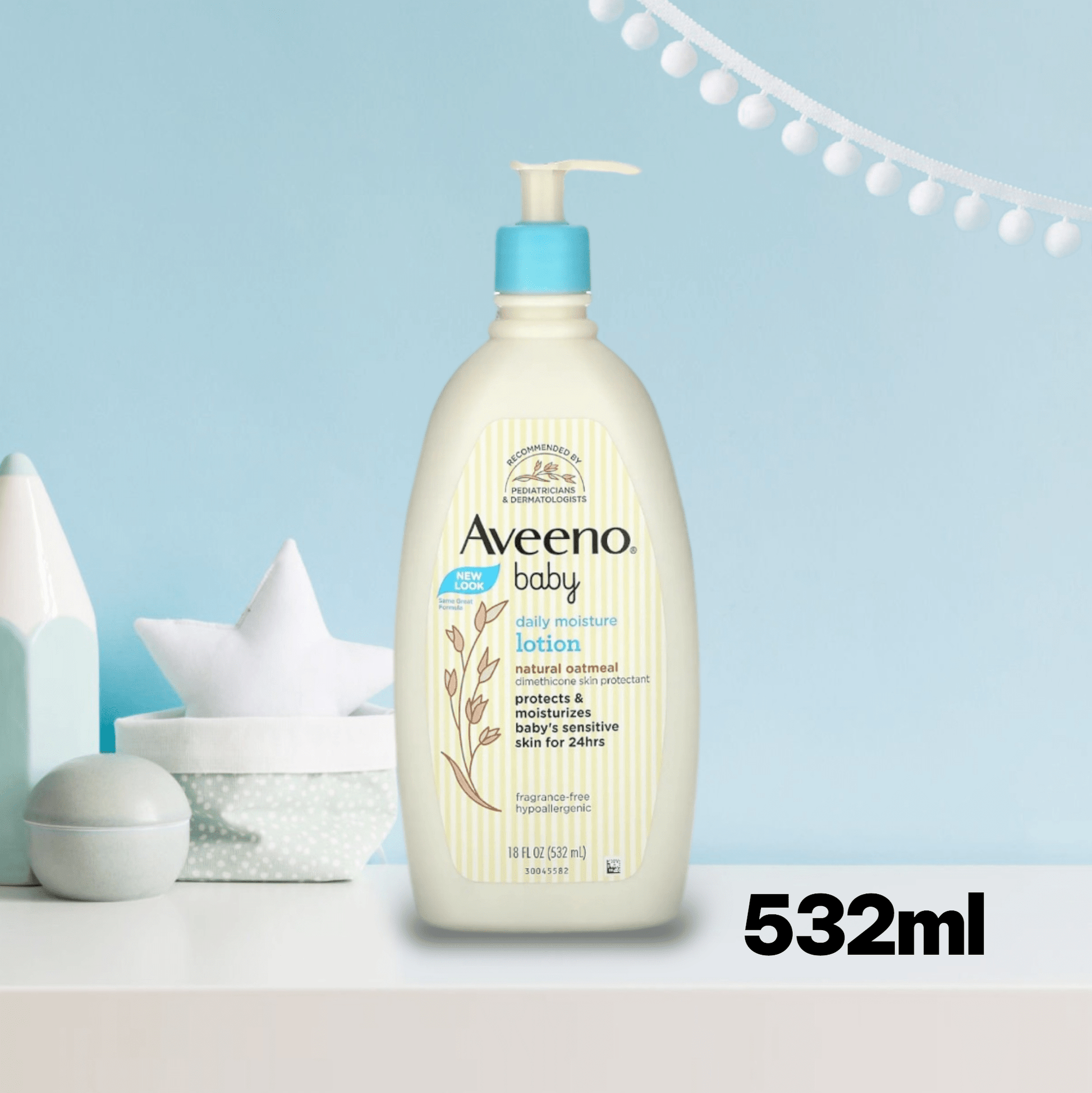 Aveeno BABY Moisture Line خط ترطيب الأطفال من أفينو - Princess Cosmetics Qatar