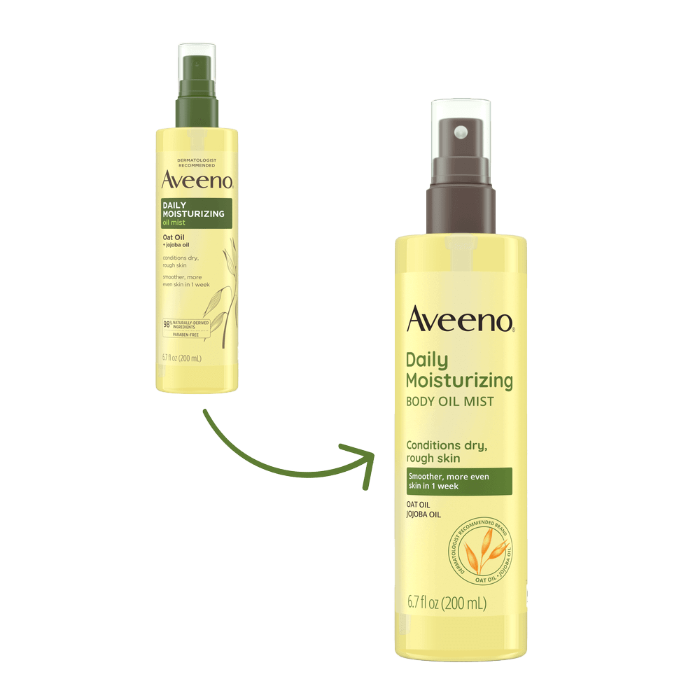 Aveeno Daily Moisturizing Body Oil Mist with Oat Oil 200ml. أفينو رذاذ زيت الجسم المرطب اليومي بزيت الشوفان 200 مل - Princess Cosmetics Qatar