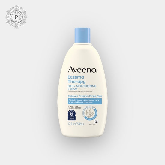 Aveeno Eczema Therapy Daily Moisturizing Cream 12oz. أفينو كريم الترطيب اليومي لعلاج الإكزيما 12 oz - Princess Cosmetics Qatar