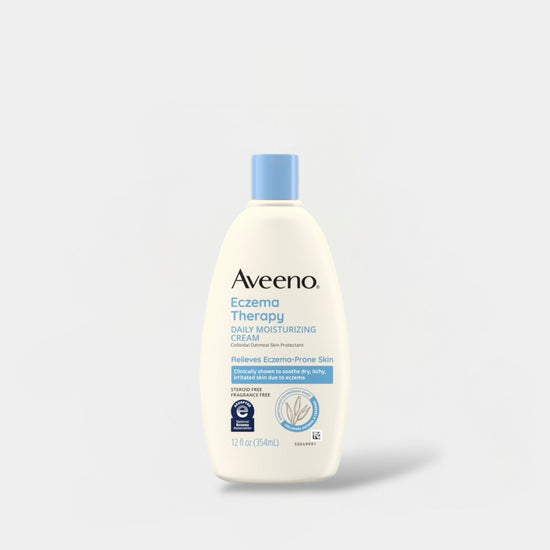 Aveeno Eczema Therapy Daily Moisturizing Cream 12oz كريم أفينو المرطب اليومي لعلاج الأكزيما - Princess Cosmetics Qatar