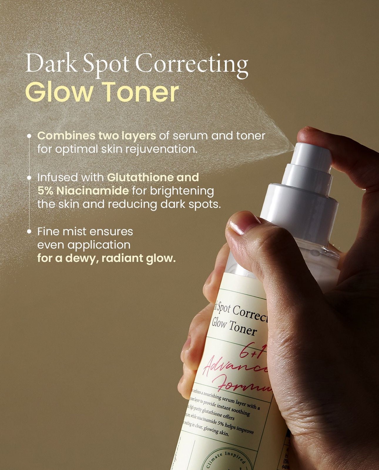 Axis - Y Dark Spot Correcting Glow Toner 125ml. Axis - Y تونر تصحيح البقع الداكنة المتوهج - Princess Cosmetics Qatar