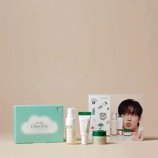 Axis - Y The Mini Glow Trio Set (3pcs) مجموعة ثلاثي متوهج صغير من Axis - Y - Princess Cosmetics Qatar