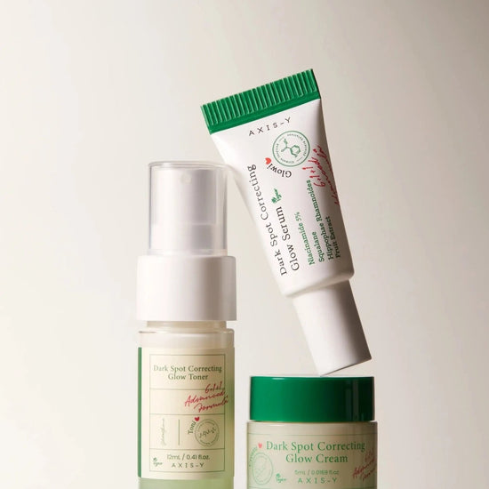 Axis - Y The Mini Glow Trio Set (3pcs) مجموعة ثلاثي متوهج صغير من Axis - Y - Princess Cosmetics Qatar