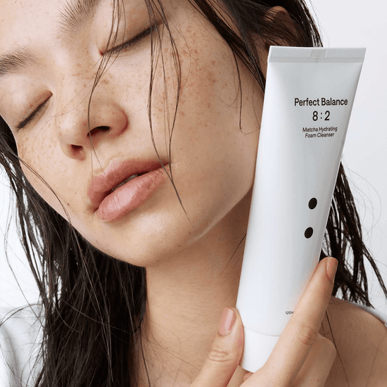 B_Lab Matcha Hydrating Foam Cleanser 120ml. ب لاب منظف رغوي مرطب بالشاي الأخضر 120 مل - Princess Cosmetics Qatar