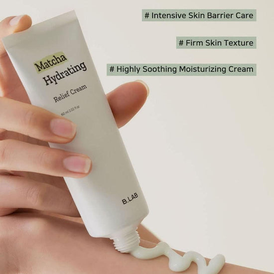 B_Lab Matcha Hydrating Relief Cream 60ml. ب لاب كريم مرطب ومهدئ 60 مل - Princess Cosmetics Qatar