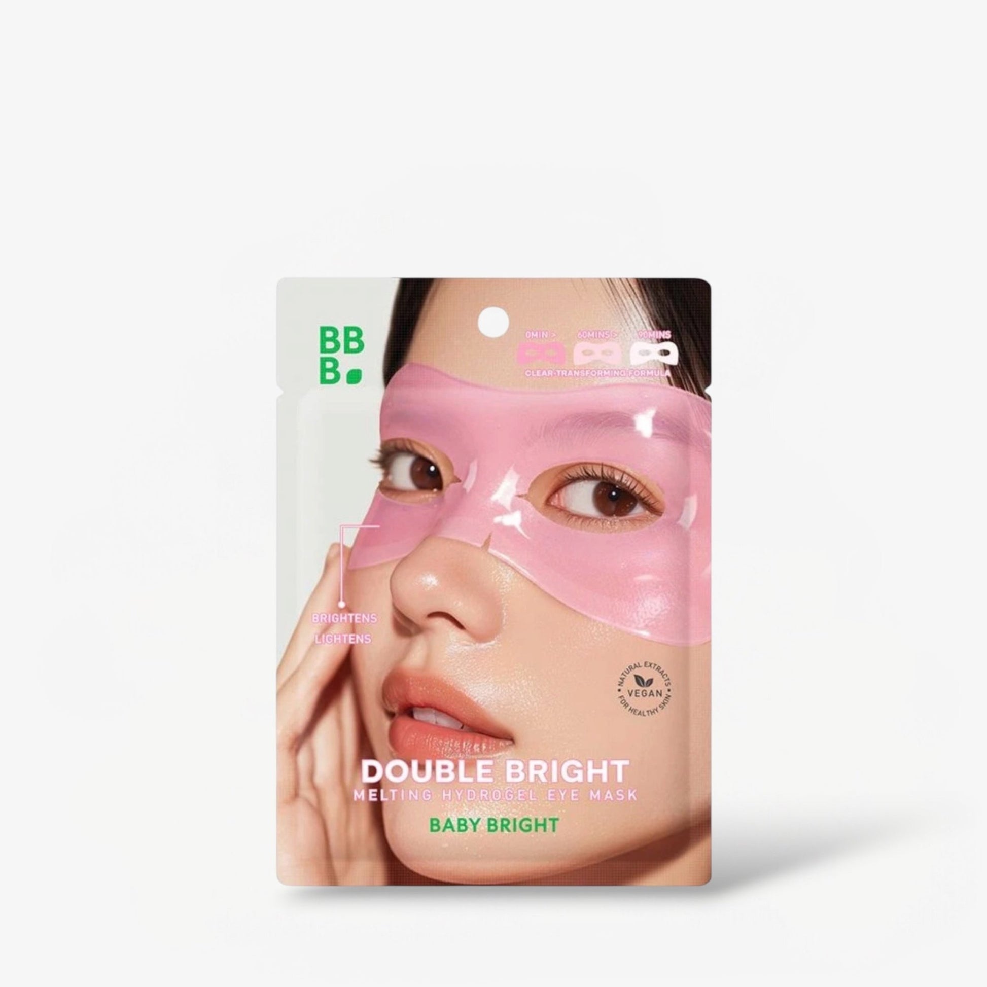 Baby Bright Double Bright Melting Hydrogel Eye Mask (1pc) قناع العين الهلامي المزدوج اللامع للأطفال - Princess Cosmetics Qatar