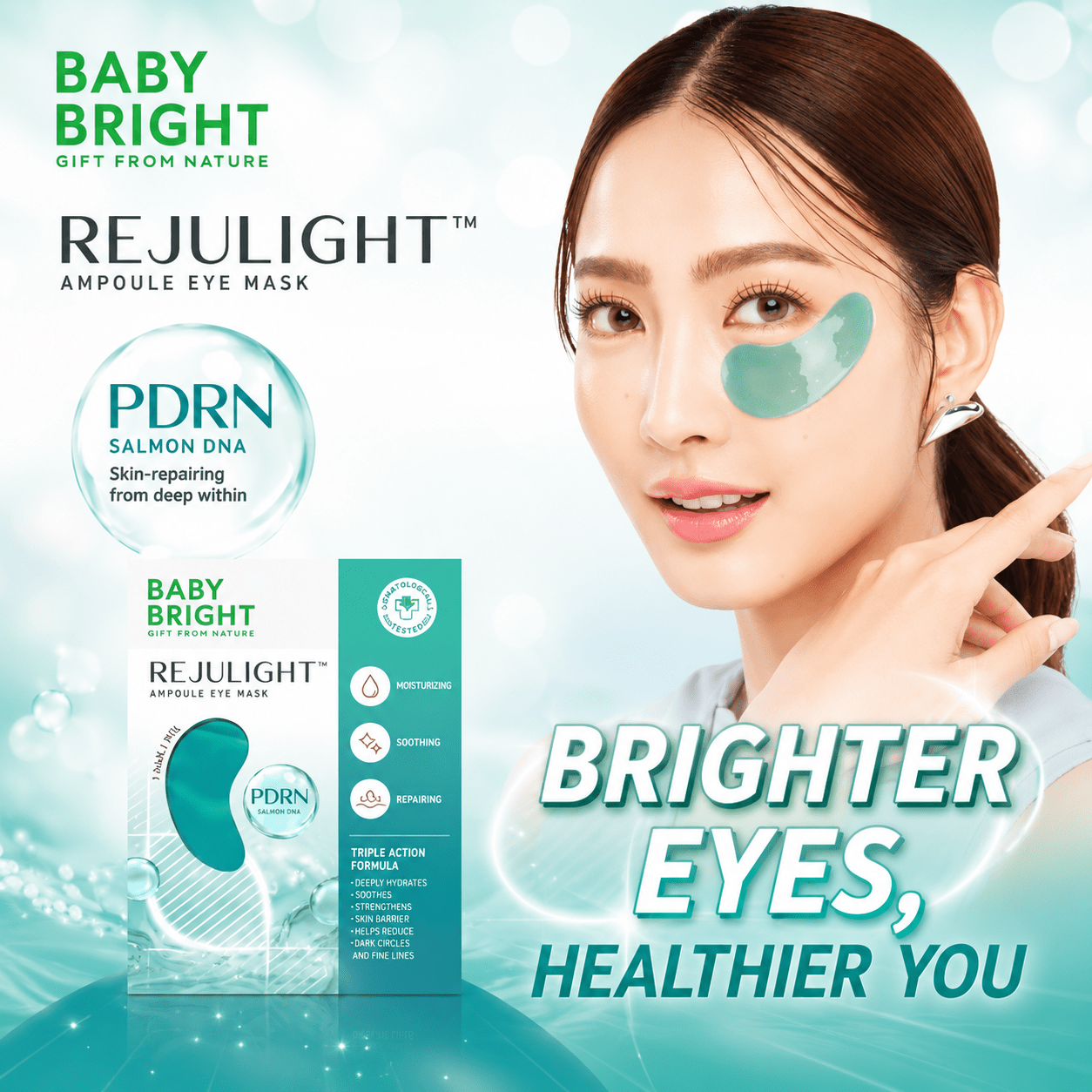 Baby Bright Rejulight Ampoule Eye Mask 2.5g قناع العين بيبي برايت ريجولايت أمبول - Princess Cosmetics Qatar