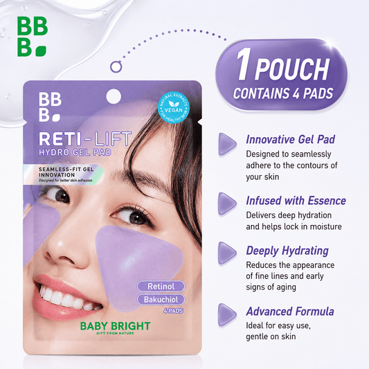 Baby Bright Reti-Lift Hydro Gel Pad (4 Pads) وسادة بيبي برايت ريتي-ليفت هيدرو جل - Princess Cosmetics Qatar