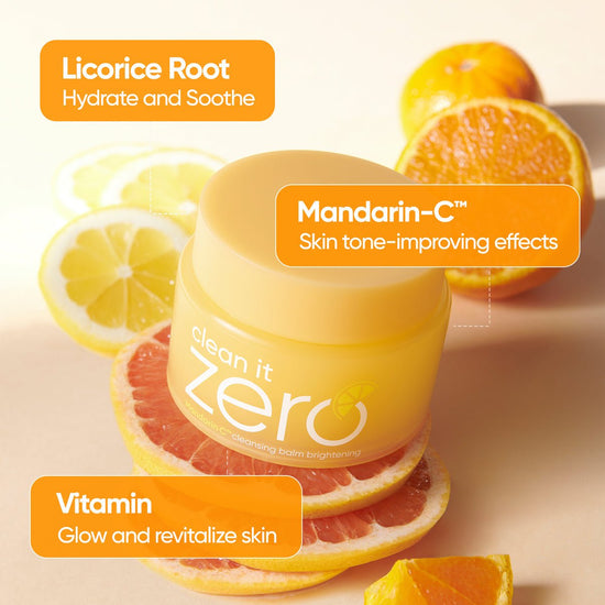 Banila Co Clean It Zero Mandarin-C Cleansing Balm 100ml بلسم التنظيف بانيلا كو كلين إت زيرو ماندرين-سي - Princess Cosmetics Qatar